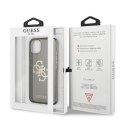 Guess Glitter 4G Big Logo - Case for iPhone 13 mini (Black)