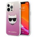 Karl Lagerfeld Choupette Head - Case for iPhone 13 Pro Max (Pink)