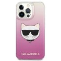 Karl Lagerfeld Choupette Head - Case for iPhone 13 Pro Max (Pink)