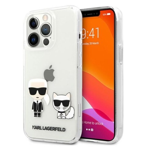 Karl Lagerfeld Ikonik & Choupette - Case for iPhone 13 Pro Max (Transparent)