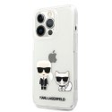 Karl Lagerfeld Ikonik & Choupette - Case for iPhone 13 Pro Max (Transparent)