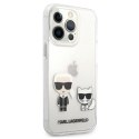 Karl Lagerfeld Ikonik & Choupette - Case for iPhone 13 Pro Max (Transparent)