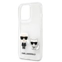 Karl Lagerfeld Ikonik & Choupette - Case for iPhone 13 Pro Max (Transparent)