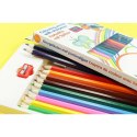 Topwrite - 12pcs pencil crayons set. with a sharpener