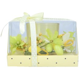 Arti Casa - Candle in Glass Easter 7,5 cm (Yellow)