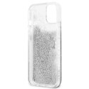 Guess Liquid Glitter 4G Big Logo - Case for iPhone 13 mini (Silver)