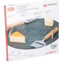 Alpina - 3-piece set for serving cheese (slate, knife and slicer)