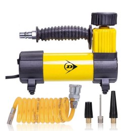 Dunlop - 12 V 100 Psi compressor, hose and nozzle set