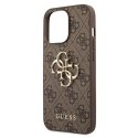 Guess 4G Big Metal Logo - Case for iPhone 13 Pro Max (Brown)