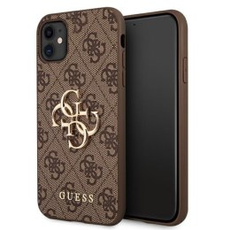Guess 4G Big Metal Logo - iPhone 11 Case (Brown)