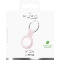 PURO ICON Case - Silicone keychain for Apple AirTag (pink sand)