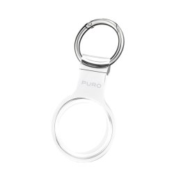 PURO NUDE Case - Silicone Apple AirTag keychain (transparent)