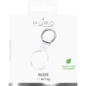 PURO NUDE Case - Silicone Apple AirTag keychain (transparent)