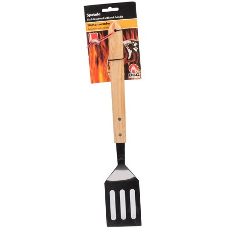 BBQ - grill shovel, oak handle 41 cm