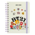 BT21 - Calendar for the 2021/2022 school year (white)