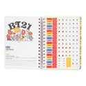BT21 - Calendar for the 2021/2022 school year (white)