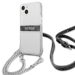 Guess 4G Gold Stripe Crossbody - Case for iPhone 13 mini