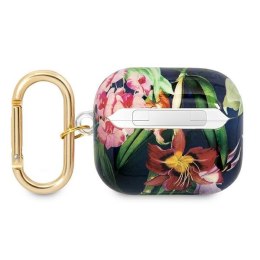 Guess Flower Strap - Cover for Airpods 3 (Blue)