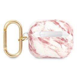 Guess Marble Strap - Cover for Airpods 3 (Pink)