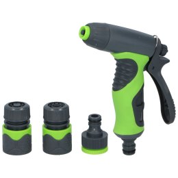 Kinzo - Garden watering kit, spray gun with flow regulation plus 1/2 