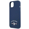 US Polo Assn Silicone Logo - Case for iPhone 13 mini (Navy blue)