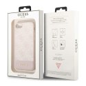 Guess 4G Bottom Stripe Collection - Case for iPhone SE (2022/2020) / 8 / 7 (Pink)