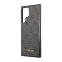 Guess 4G Metal Logo - Case for Samsung Galaxy S23 Ultra (Grey)