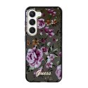 Guess Flower Collection - Case for Samsung Galaxy S23+ (Black)