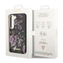 Guess Flower Collection - Case for Samsung Galaxy S23+ (Black)