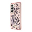 Guess Flower Collection - Case for Samsung Galaxy S23 (Pink)