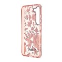 Guess Flower Collection - Case for Samsung Galaxy S23 (Pink)