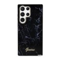 Guess Marble Collection - Case for Samsung Galaxy S23 Ultra (Black)