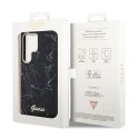 Guess Marble Collection - Case for Samsung Galaxy S23 Ultra (Black)