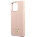 Guess Silicone Triangle Logo - Cover iPhone 13 Pro (Pink)