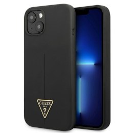 Guess Silicone Triangle Logo - Cover iPhone 13 mini (Black)