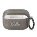 Karl Lagerfeld Glitter NFT Karl & Choupette - Case for Apple AirPods Pro 2 (Black)