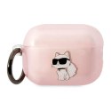 Karl Lagerfeld NFT Ikonik Choupette Head - Case for Apple AirPods Pro 2 (Pink)