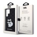 Karl Lagerfeld NFT Saffiano Monogram Choupette - Case for Samsung Galaxy S23 Ultra (Black)