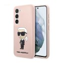 Karl Lagerfeld Silicone NFT Ikonik - Case for Samsung Galaxy S23 (Pink)