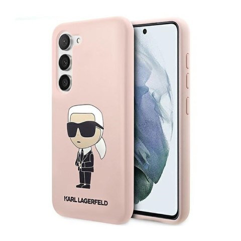 Karl Lagerfeld Silicone NFT Ikonik - Case for Samsung Galaxy S23 (Pink)