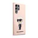 Karl Lagerfeld Silicone NFT Ikonik - Case for Samsung Galaxy S23 Ultra (Pink)