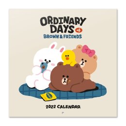 Line Friends - Calendar 2022 30x30cm