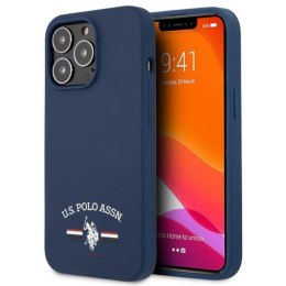 US Polo Assn Silicone Logo - Case for iPhone 13 Pro Max (Navy blue)