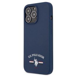 US Polo Assn Silicone Logo - Case for iPhone 13 Pro Max (Navy blue)