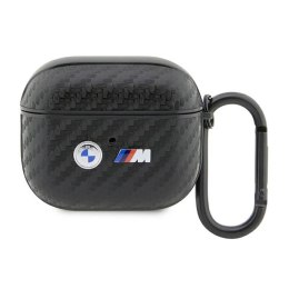 BMW Carbon Double Metal Logo - Case for AirPods 3 (Black)