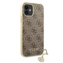 Guess 4G Charms Collection - Case for iPhone 11 (Brown)