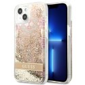 Guess Liquid Glitter Paisley - Cover for iPhone 13 mini (Gold)