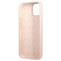 Guess Silicone Triangle Logo - Cover iPhone 13 mini (Pink)