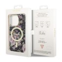 Guess Flower MagSafe - Case for iPhone 14 Pro (Black)