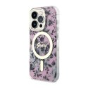 Guess Flower MagSafe - Case for iPhone 14 Pro Max (Pink)